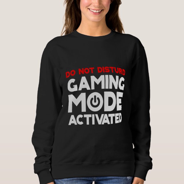 Stör inte aktiverat spelläge t shirt (Framsida)