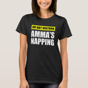 Stör inte Amma näsningen T Shirt