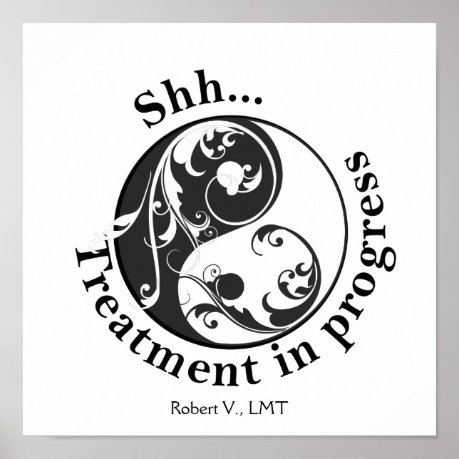 Stör inte dörrsignatur poster (Framsidan)