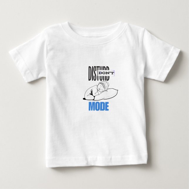 "Stör inte läge" Spipande Småbarn T-Shirt (Framsida)