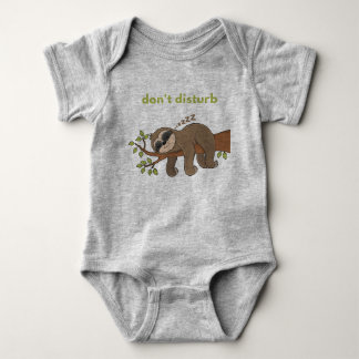 Stör Inte Latmask baby bodysuit T Shirt