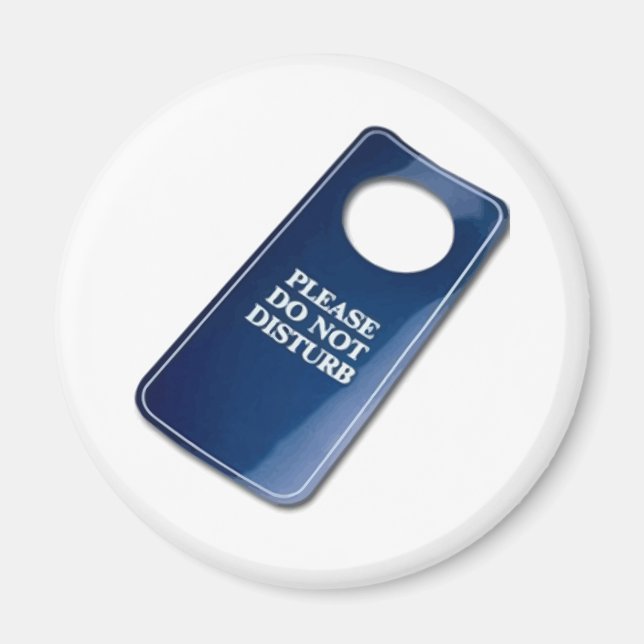 stör inte magnet (Framsidan)