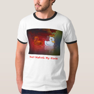 Stör inte mitt cirklar tee shirt