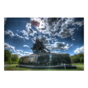 Stor Iwo Jima minnesmärke (formatera), Fototryck
