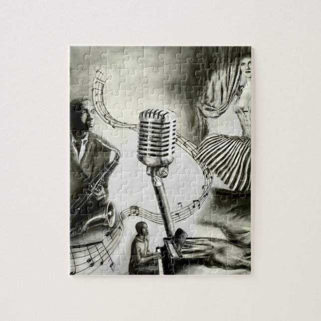 Stor Jazz Pussel (Vertikal)