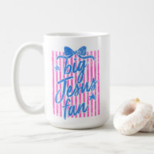 Stor Jesus-fan kaffemug