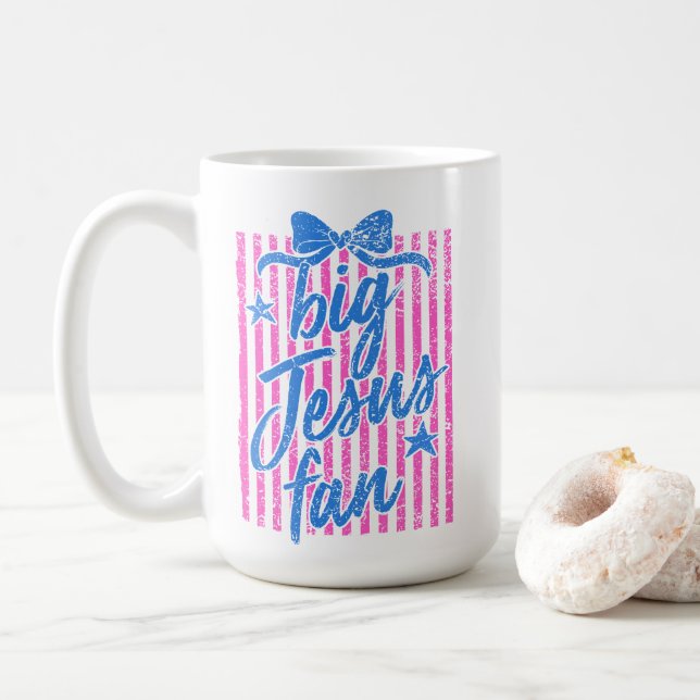 Stor Jesus-fan kaffemug Kaffemugg (Med munk)