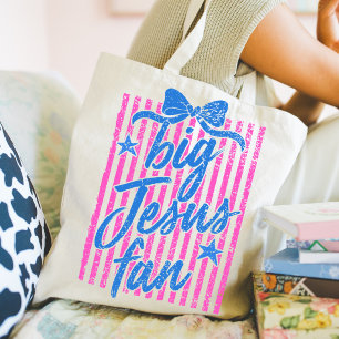 Stor Jesus-fan shoppingväska Tygkasse