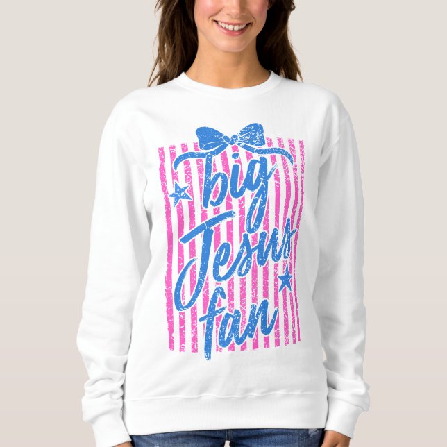 Stor Jesus-fan-tröja T Shirt (Framsida)