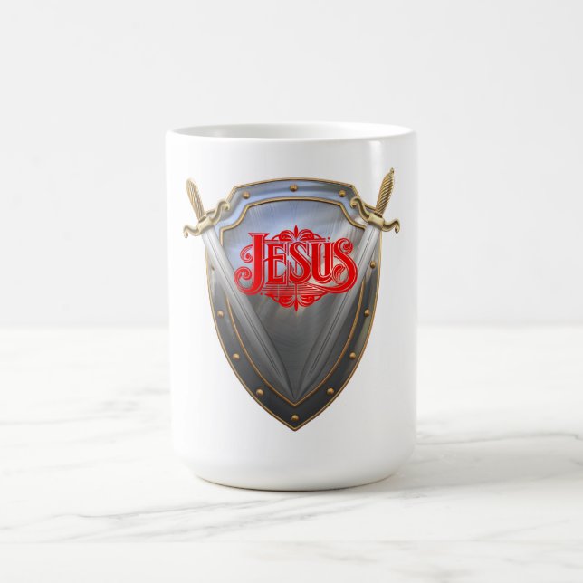 Stor Jesus Sword och Shield Mugg (Center)