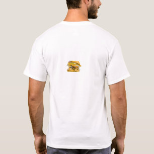 Stor Juicy Burger-illustration Rolig Snabbmat T Shirt