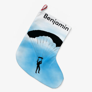 Stor julklapp i Skydiving Design Julstrumpa