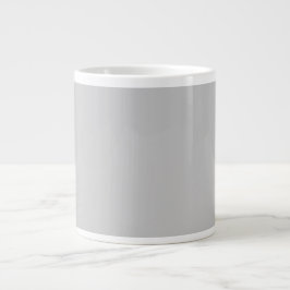 Stor kaffemugg | Grå minimalistisk keramik Jumbo Mugg