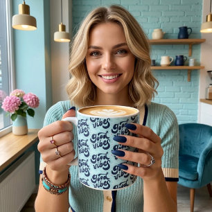 Stor kaffemugg med bra vibbar jumbo mugg