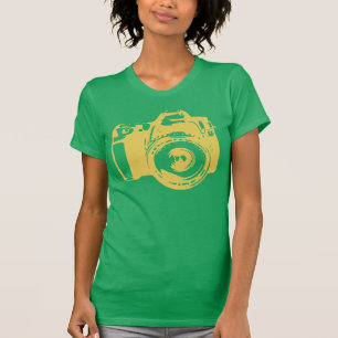 Stor kamerafotografiT-tröja Tee Shirt