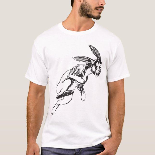 Stor kanin Bunny Jack Rabbit T Shirt (Framsida)