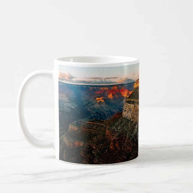 stor kanjonglans kaffemugg (Vänster)