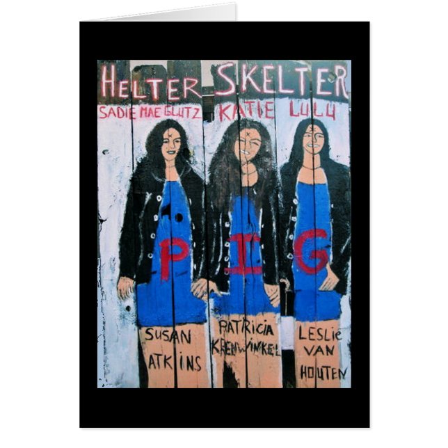STOR KAOS HÄLSNINGSKORT (Framsidan)