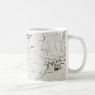 Stor kartamugg för krökning (Texas) Kaffemugg