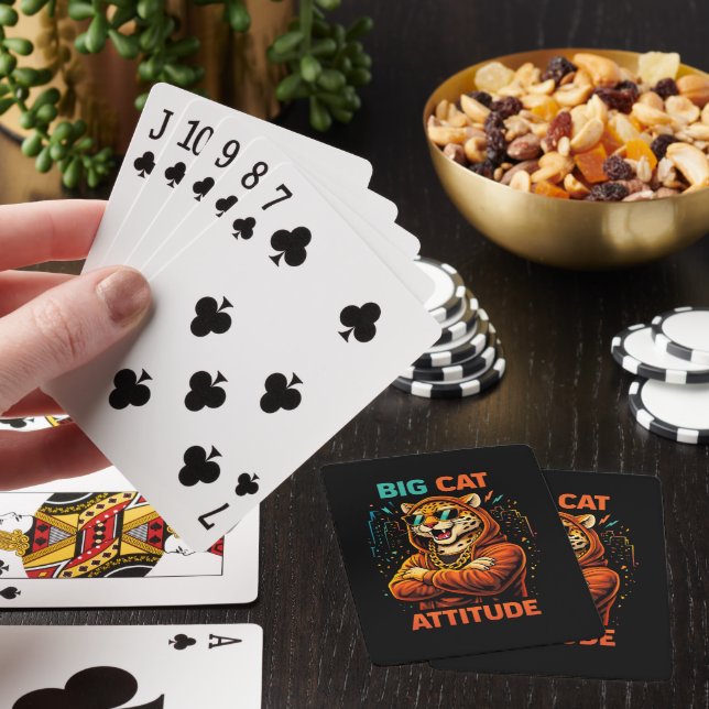 Stor kattattityd casinokort (På plats)