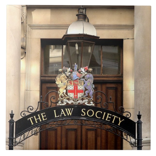 Stor keramik Tile mitt foto the Law Society London Kakelplatta (Framsidan)