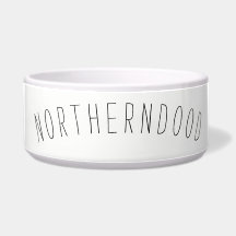 Stor keramisk hundbunke