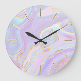 stor klocka i vätskemarmor