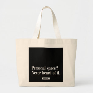 Stor köp-tote Bag Funny Sarkastic Quote Jumbo Tygkasse