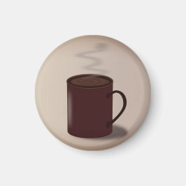 Stor kopp varm choklad magnet