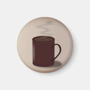 Stor kopp varm choklad magnet