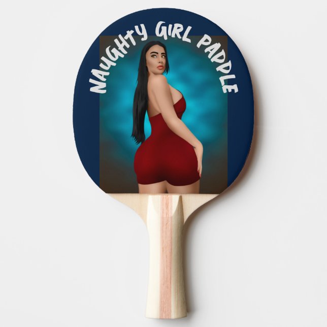 STOR KÖTTIG OROTLIG TJEJ VALENTINSDAG PINGISRACKET (Framsidan)