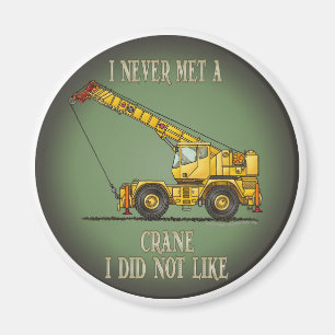 Stor kranförarecitationsteckenmagnet magnet