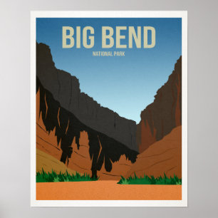 Stor krökningnationalpark poster