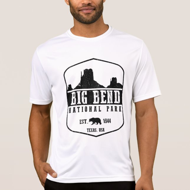 Stor krökningnationalpark tee shirt (Framsida)