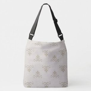 Stor, Krona-mönstrad Kor-body-Tote-bag Axelväska