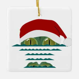 Stor kronornament julgransprydnad keramik