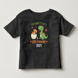 Stor Kusin Dinosaur Jag Kommer Att Vara Kusin Baby T Shirt