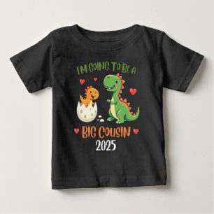 Stor Kusin Dinosaurie Jag Kommer Att Vara Kusin Be T Shirt
