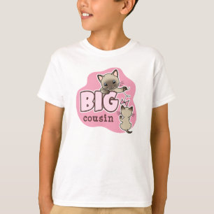 Stor kusinkattunge t-shirt