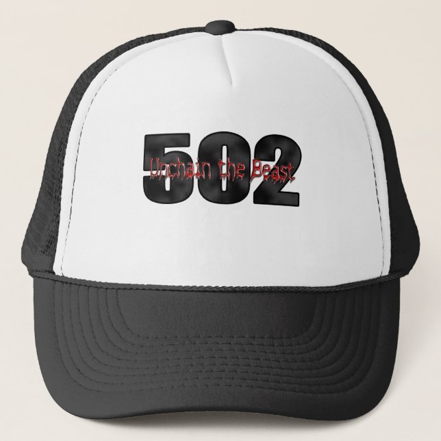Stor kvarterbeast 502 truckerkeps (Framsida)