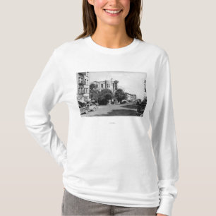 Stor La, Oregon den huvudsakliga gatan beskådar Tee