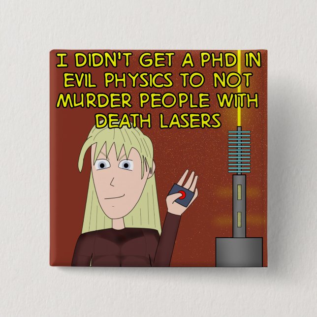 Stör lag - ondskan PhD kvadrerar knäppas Knapp (Framsida)