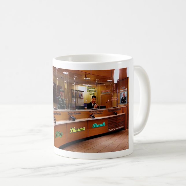 Stor läkemedelsbank kaffemugg (Framsida höger)
