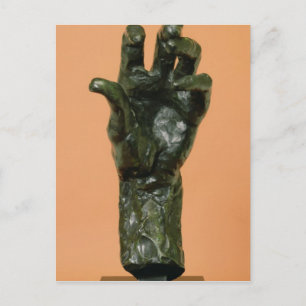 Stor Lämnat hand (brons) Vykort