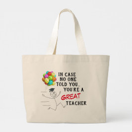 ”Stor lärare” Jumbo Tygkasse