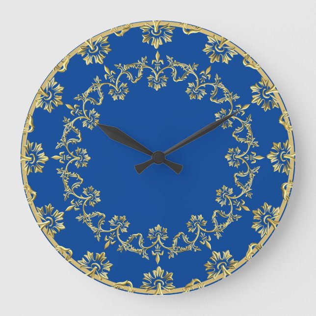 Stor lås för Retro Guld Stor Klocka (Framsida)