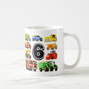 Stor lastbil6efödelsedag kaffemugg