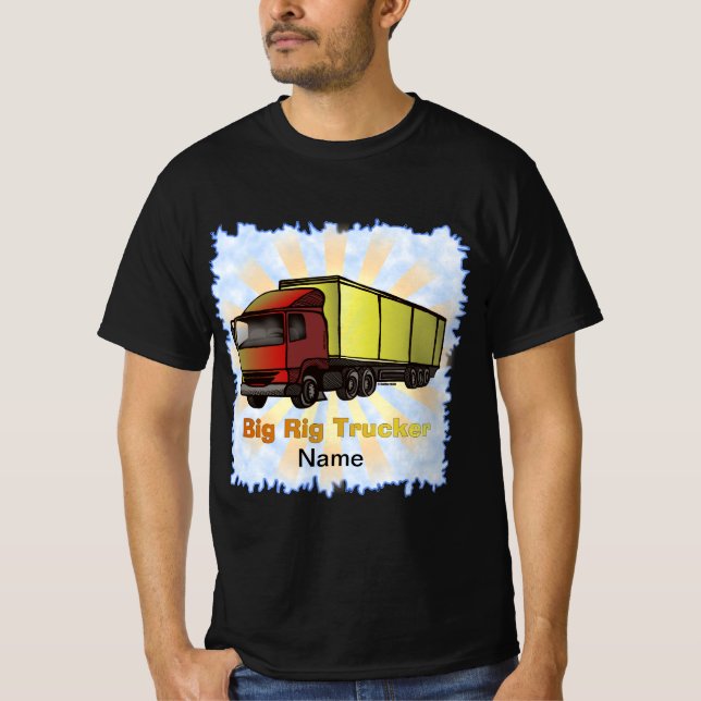Stor lastbil t-shirt (Framsida)