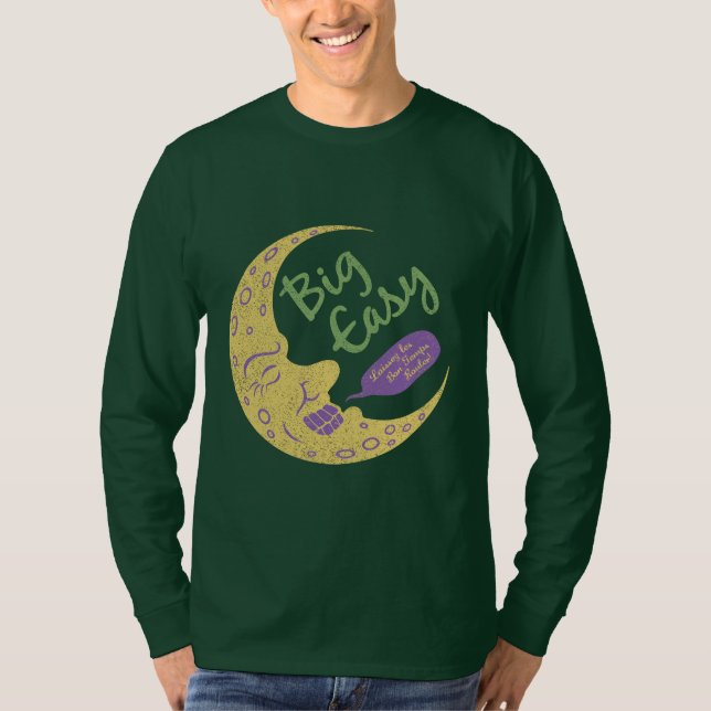 Stor, lätt halvmåne t-shirt (Framsida)
