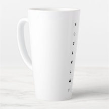 Stor latte-mugg
